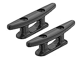 SEAFLO 3" Boat Cleat Black Nylon Dock Cleat Kayak