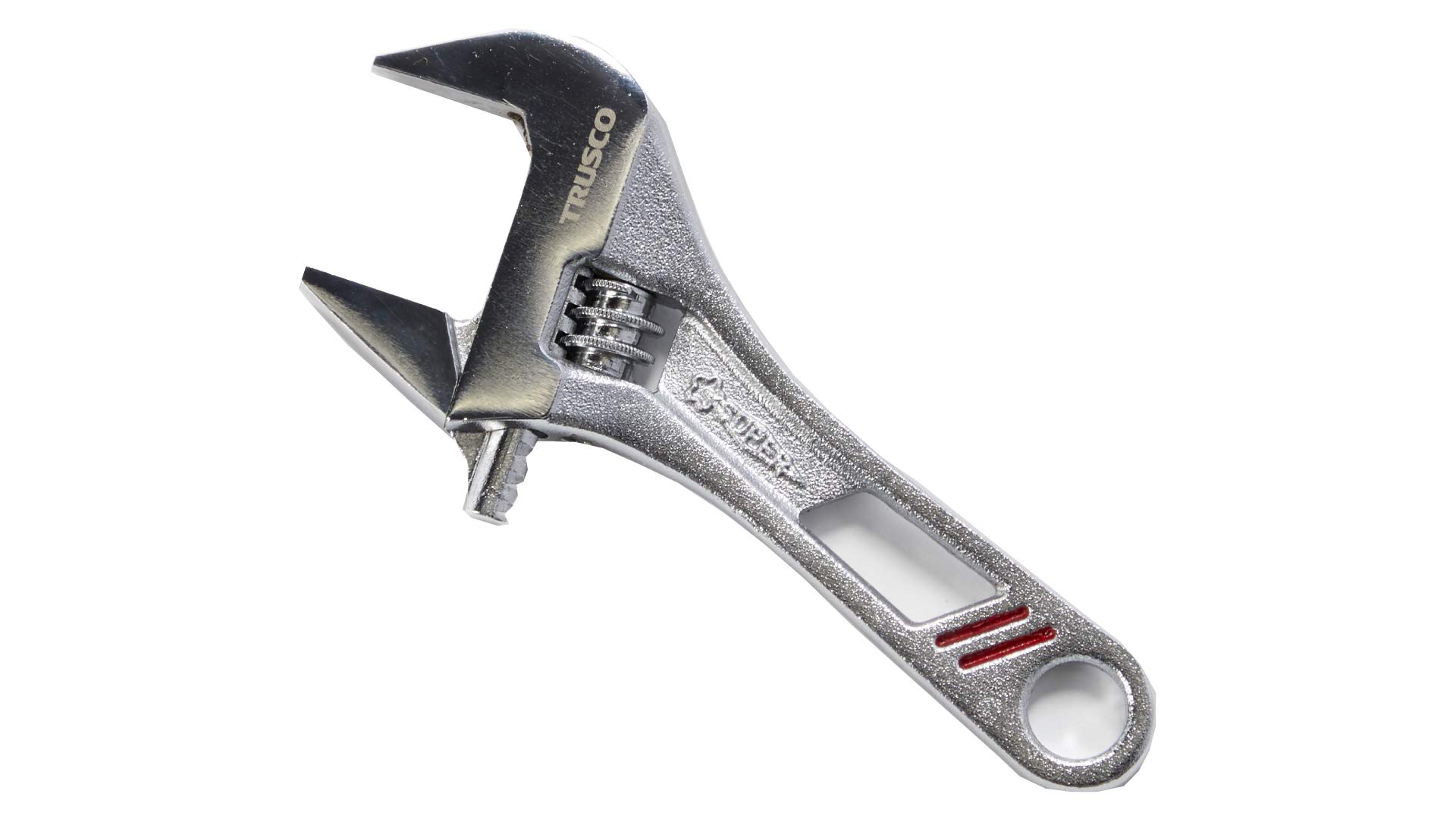 トラスコ中山(TRUSCO) ワイドモンキーレンチ ショートタイプ レッド 30mm TRMW30S商品画像