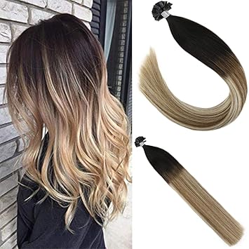 Sunny Hair 24 1b 6 22 Natural Black Root To Medium Brown With