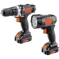 Nichilas 21V Cordless Drill & Screwdriver – 2-Speed, 3/8" Keyless Chuck, 1500mAh Battery, LED Light - View #10