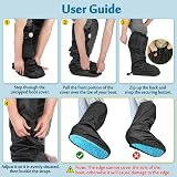 Mybow Walking Boot Cover for Broken Foot Injuries - Black Orthopedic Protector view 6