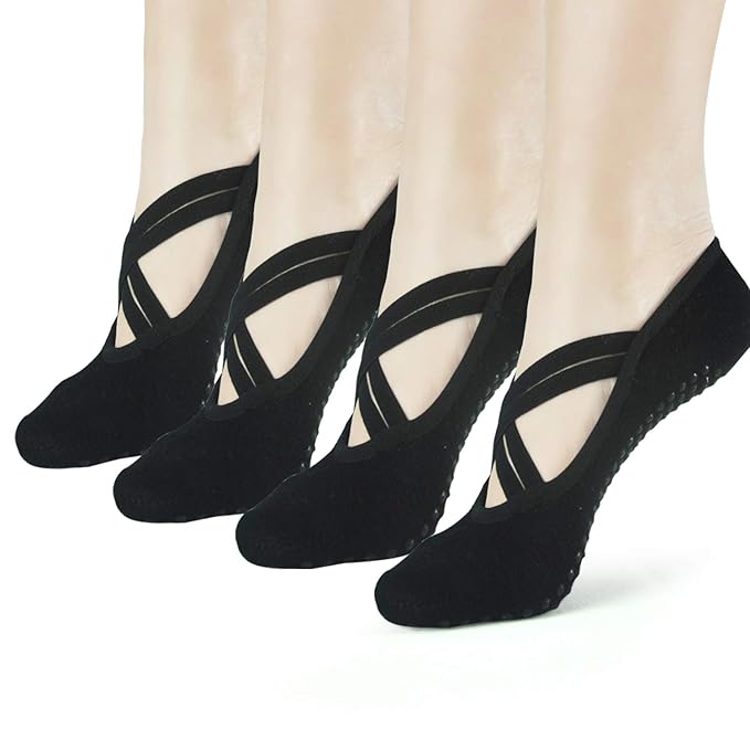 Amazon.com: Sticky - Calcetines de yoga antideslizantes para ...