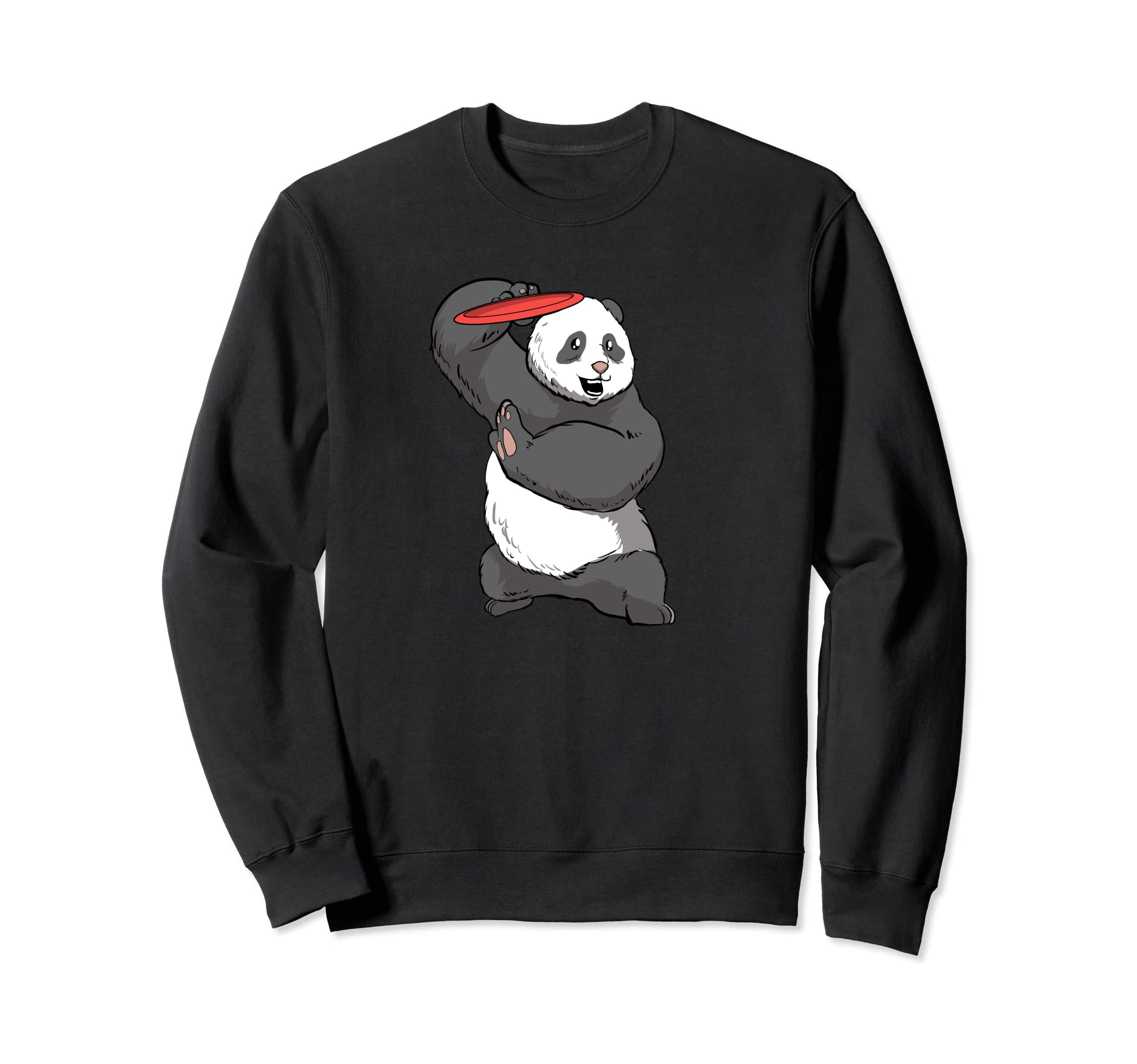 Frisbee Golf Panda Bear - Frolf Course Disc Golf Sweatshirt