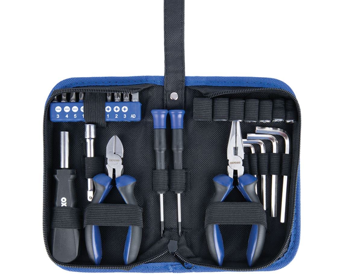 Oxford Biker Toolkit 28pc kit with Case