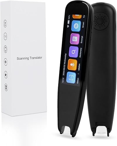 ConBlom Scan Reader Pen 112 Languages Real Time OCR Translation, Text-to-Speech
