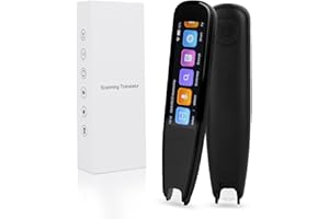 Scan Reader Pen for Dyslexia, 142 Language Smart Translation Pen Translator for Elderly, Kids, Students, Supports Voice, Scan