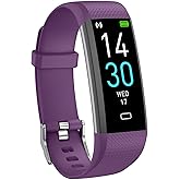 Fitness Tracker with Heart Rate Blood Oxygen Monitor, Activity Tracker Sleep Monitor Health Tracker, Smart Watch Pedometer Step Calories Counter, Fitness Watches for Men Women
