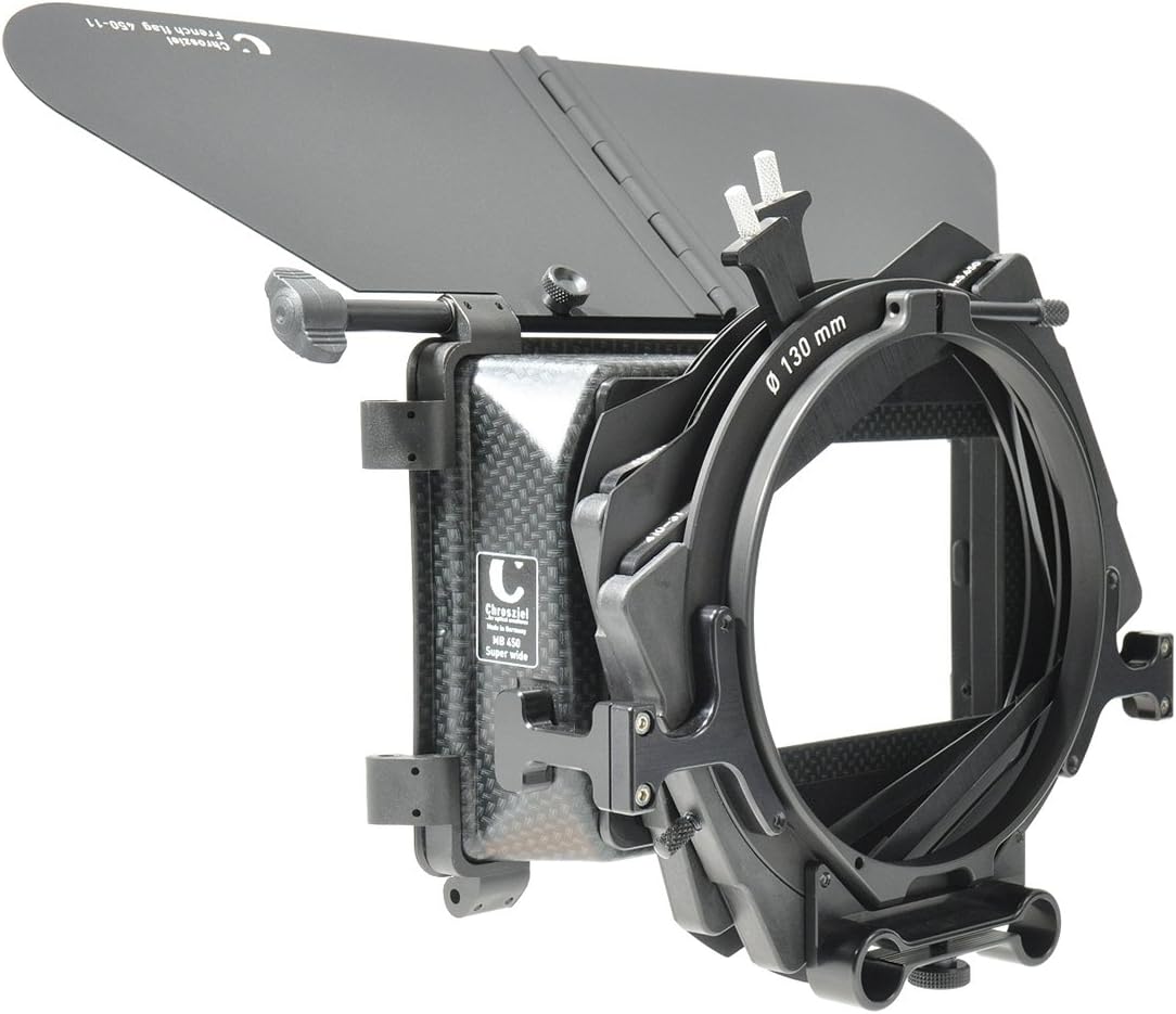 CHROSZIEL C-450W-20 Matte Box 450W-20 Superwide Dual Stage 4 x 5.65 (Black)
