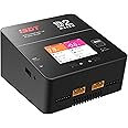ISDT lipo Battery Charger D2 MK2 with AC 2x200W Dual Output Mode,Hobby Smart Lipo Charger Discharger for 1-6S Li-ion Life NiCd NiMH LiHV PB Smart Battery