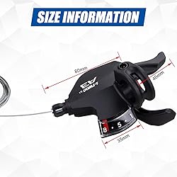 WEEROCK Bike Shifter Lever 8 Speeds Right Thumb