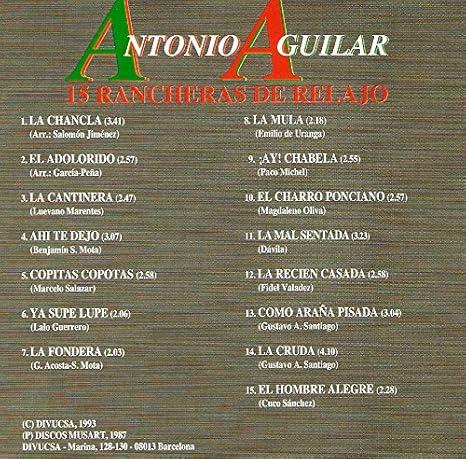 Rancheras De Reljo Antonio Guilar Amazon Es Musica amazon es