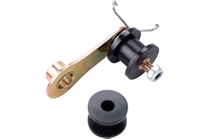 CNCMOTOK Heavy Duty Chain Roller Tensioner w/Spring 110cc 125cc 140cc Dirt Pit Pro Dirt Bike 4 wheeler Black