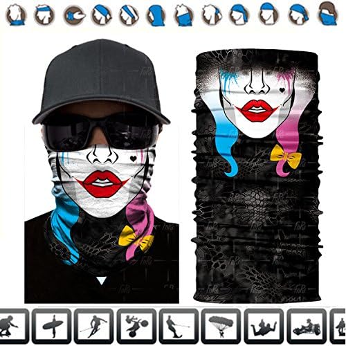 3D Printing Face Mask Handband ,Mask Shield,Headwear,Neck Gaiter, Magic Scarf for Riding ,Fishing,Hiking, Running ,UV Protection