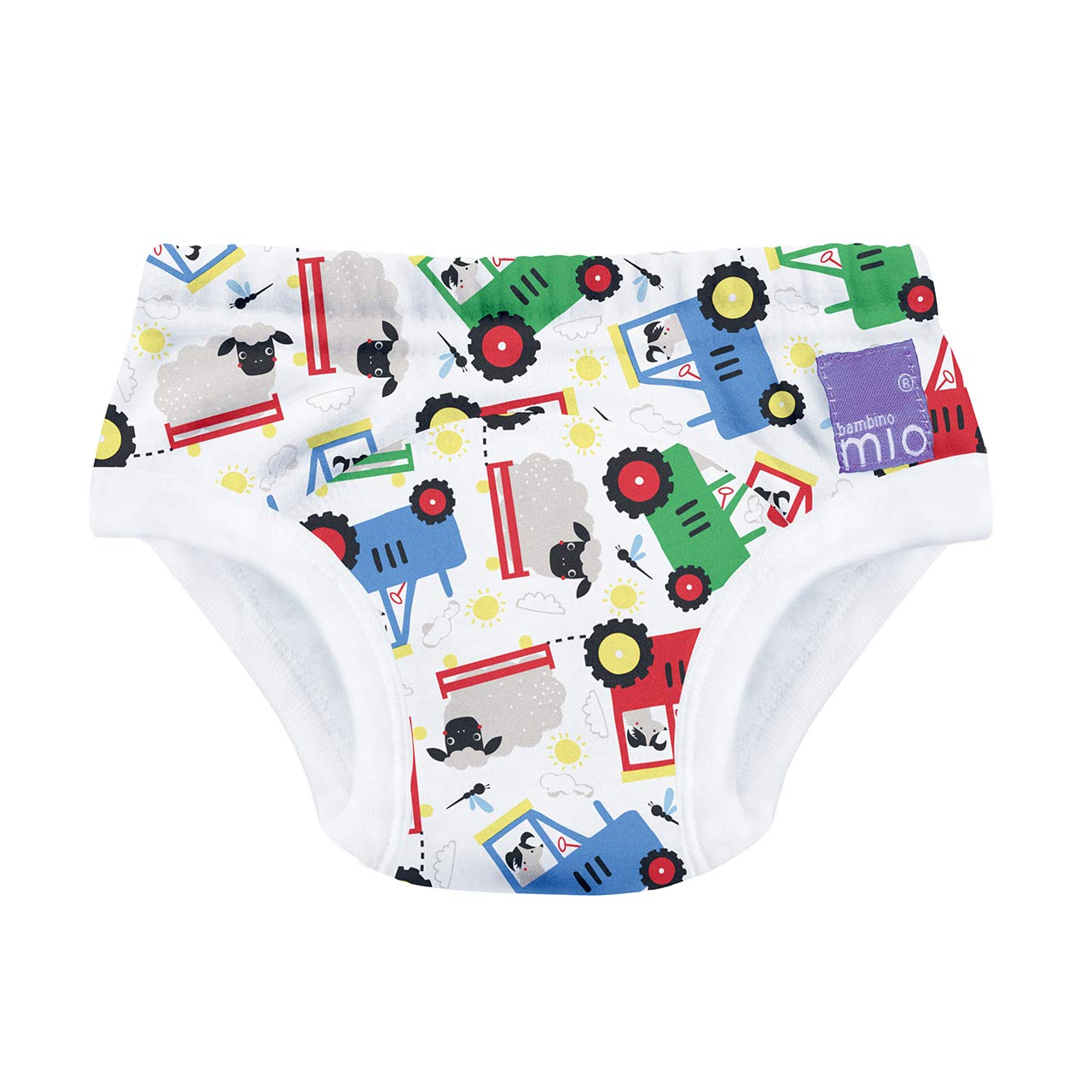 Bambino Mio, Reusable Potty Training Pants for Boys and Girls, Farmer Friends, 18-24 Months