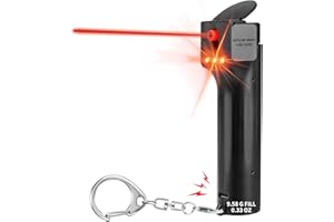 ZNYSMART 3-in-1 Personal Safety Alarm with Pepper Spray Function for Women Self Defence, Defense Keychain, Gel Canister Refillable, Extra Loud Siren, Strobe Lights, Travel Emergency Safe Protection Key Chain