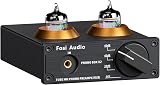 Fosi Audio Box X2 Phono Preamplifier MM Turntable with Vacuum Tubes