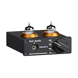 Fosi Audio Box X2 Phono Preamp, Mini Stereo Audio