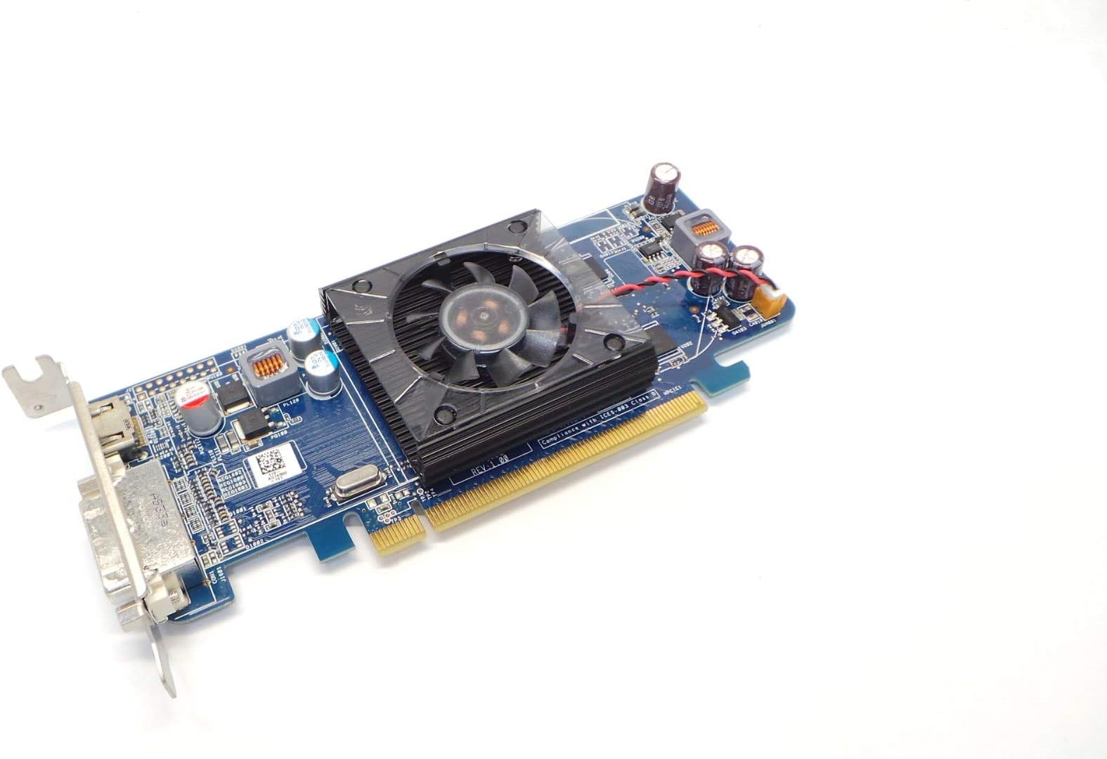 Red Planet Radeon HD 4350 Low Profile Video Card 512MB Compatible with Dell P003P. ATI AMD DVI + HDMI PCI Express x16 Graphic Card. Replaces D/PN Part Numbers: P003P 0P003P