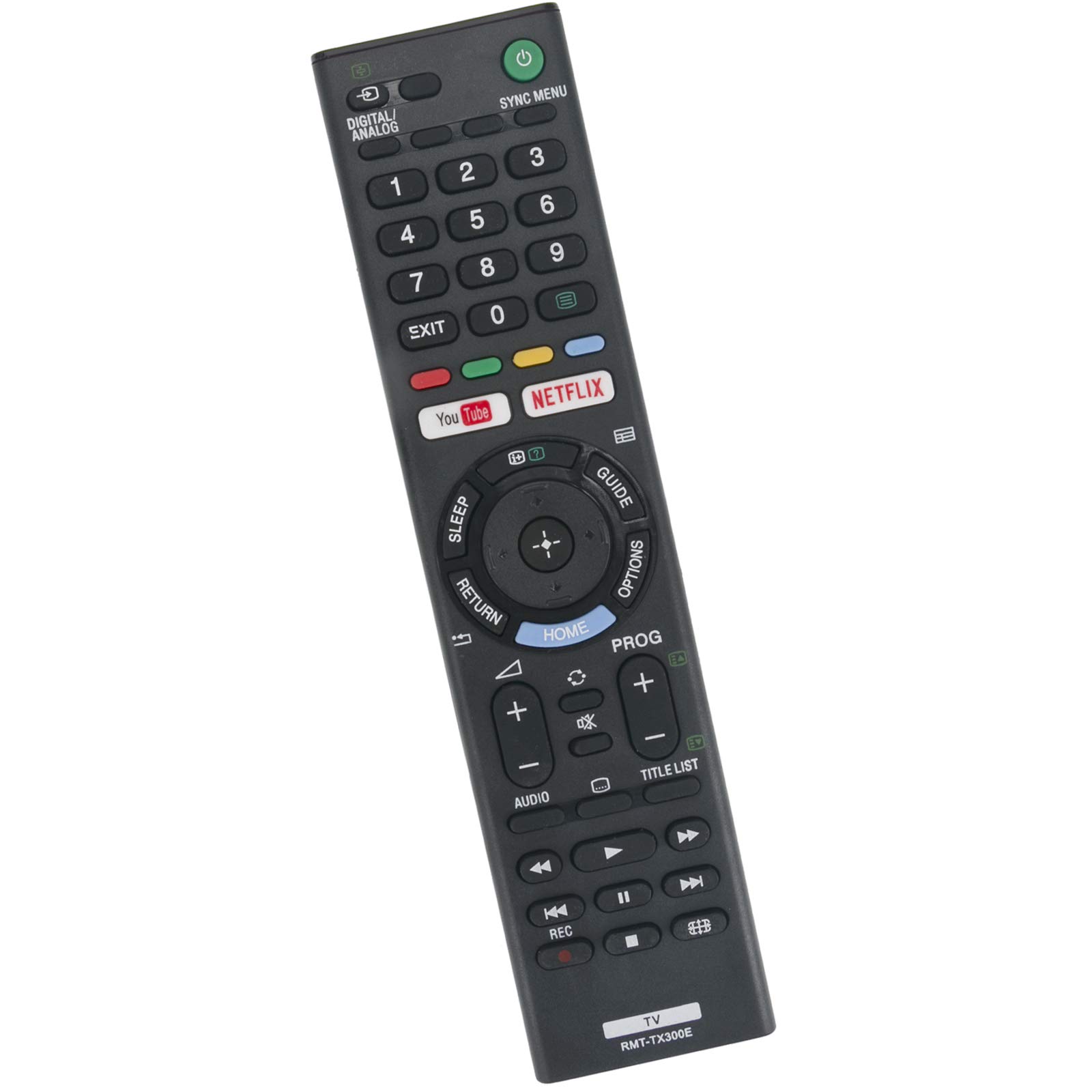 VINABTY RMT-TX300E Replacement TV Remote Compatible with Sony KD55XE7002 KD-55XE7002 KDL-32WE613 KDL-40WE754 KDL-49WE663 KDL32RE403BU KDL32RE405 KDL-32RE405 KDL40RE453BU KDL-40RE453BU KDL40RE455
