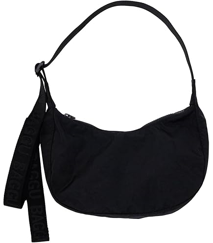 Amazon.com: BAGGU Mini Nylon Shoulder Bag - Black : Clothing