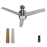 VAGIZM Ceiling Fan 52'' with Light: Modern Remote