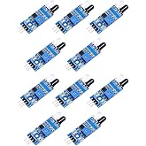 Teyleten Robot IR Infrared Obstacle Avoidance Sensor Module Smart Car Robot 3-Wire Reflective Photoelectric for Arduino 10pcs
