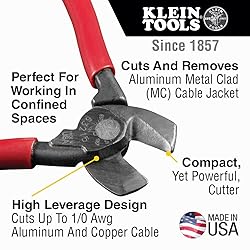Klein Tools 63215 Cable Cutter, Made in