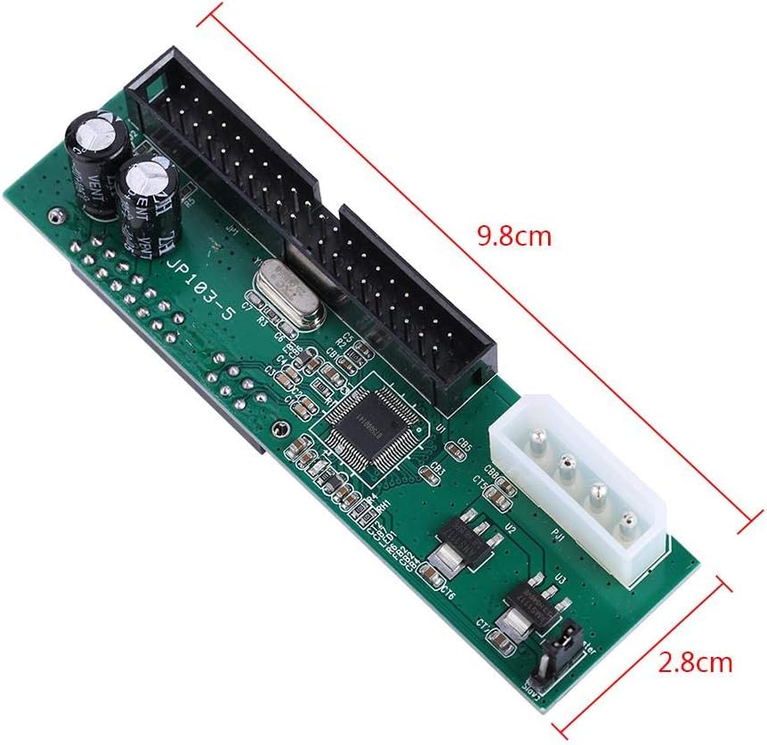 Dpofirs PATA to SATA Hard Drive Adapter, Serial ATA Converter (SATA) to Parallel ATA (PATA, ATA, IDE), Supports ATA 100/133 - Image 3