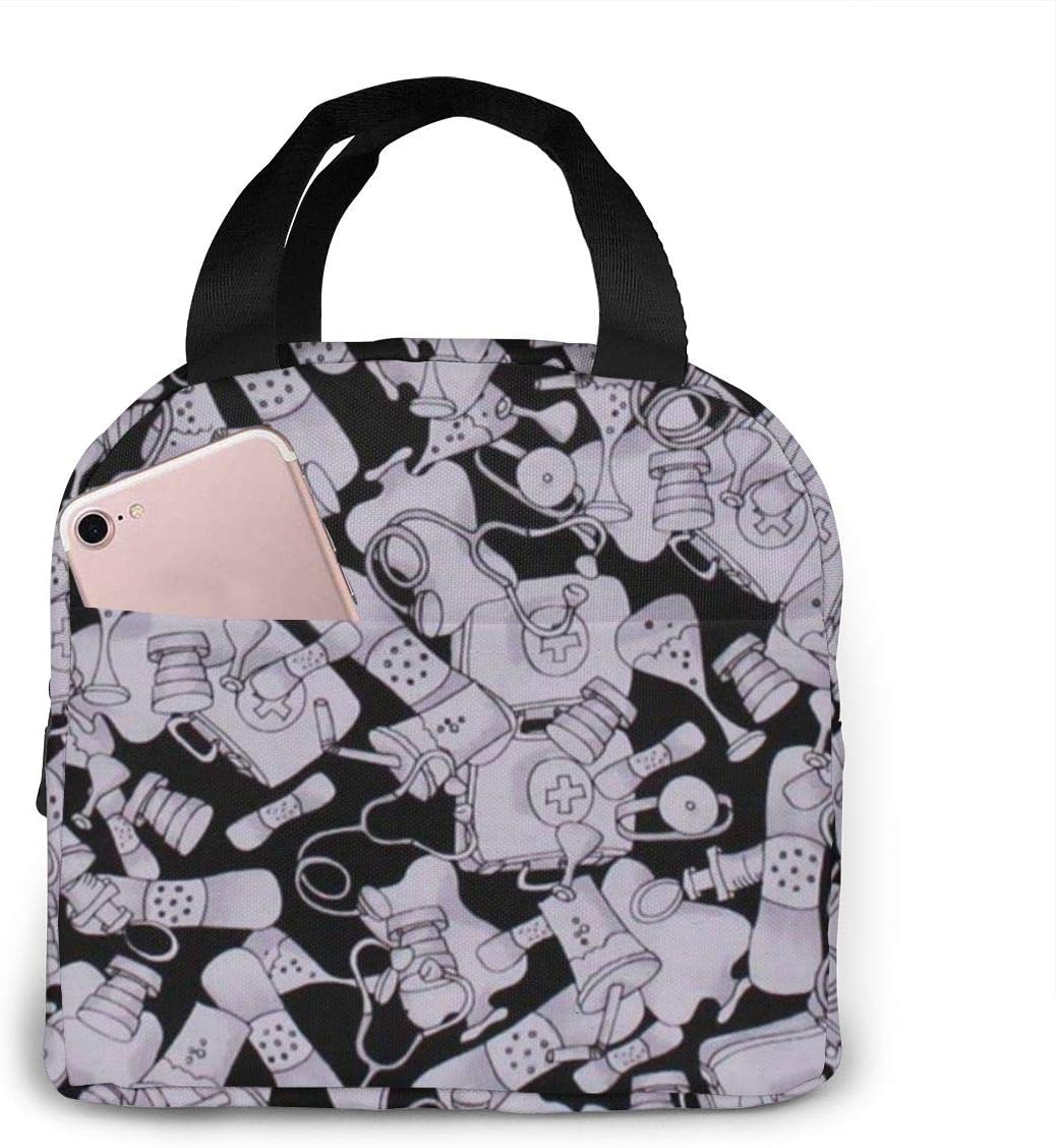 Amazon Com Nifty Nurses Medical Doctors Lunch Bag For Women Girls Kids Insulated Picnic Pouch Thermal Cooler Tote Bento Large Meal Prep Cute Bag Big Leakproof Soft Bags For Lunch Box Camping