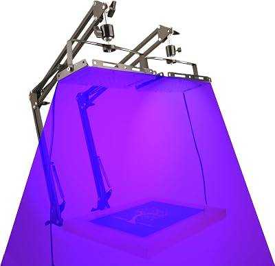Dorhui 2PK 50W LED UV Screen Printing Exposure Light Stand Kit Cyanotype Photo