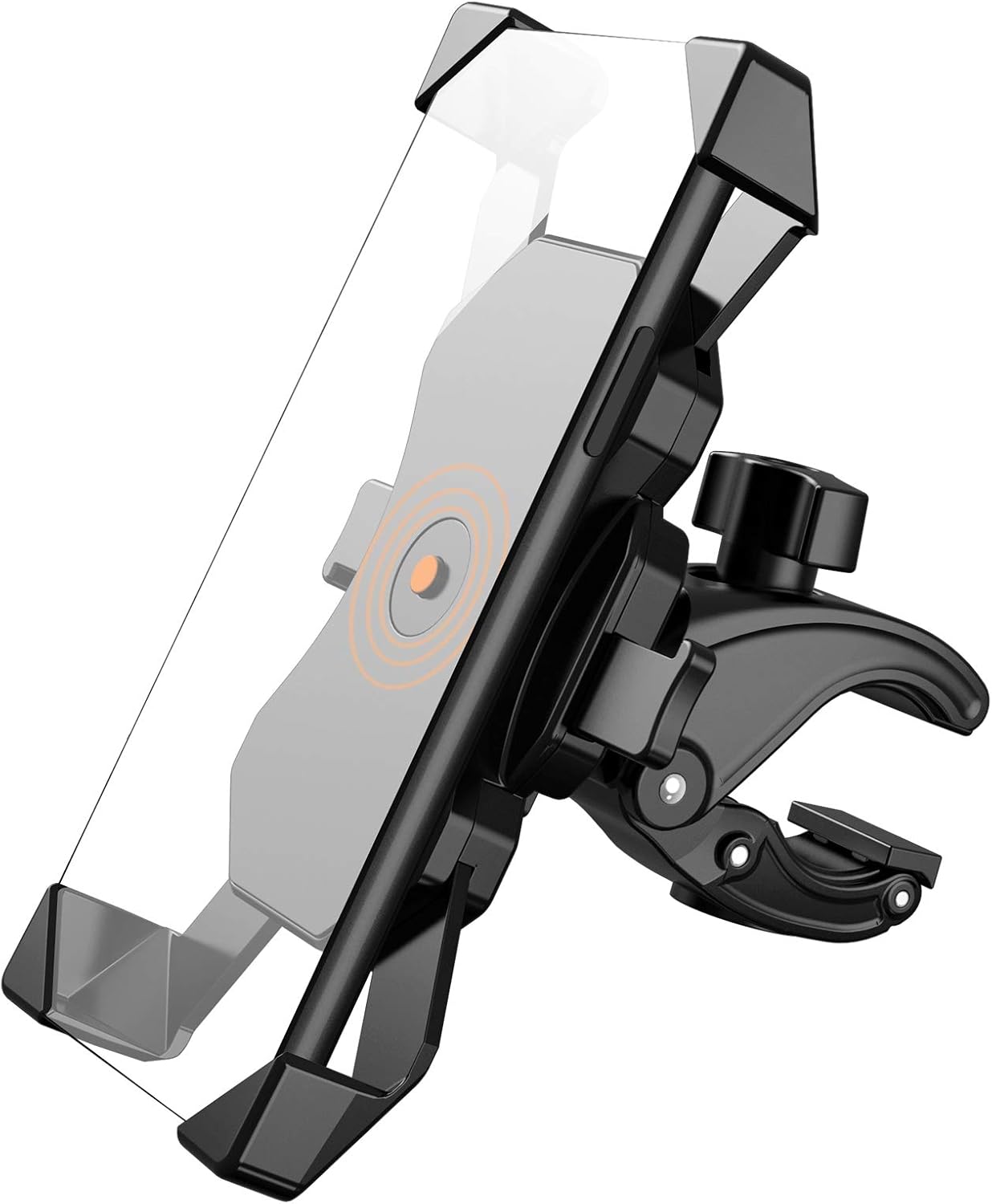 Extractme Anti Shake Bike Phone Mount, 360° Rotation Bicycle & Motorcycle Phone Mount Holder, Universal Motorcycle Cell Phone Holder for Any Smartphone GPS Etc Devices Between 4.0 and 6.5 inches: Automotive