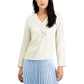 Alfani Womens Dots Shell Blouse