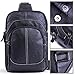 Genuine Leather Shoulder Sling Backpack Bag Unisex Outdoor Crossbody Sling Pack Sport Daypack