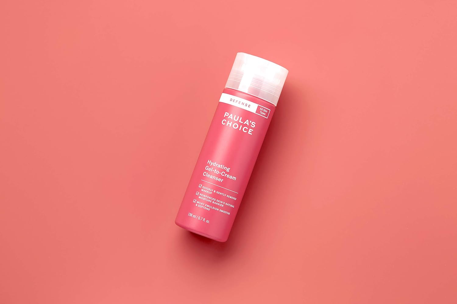 Paula’s Choice DEFENSE Gel to Cream Cleanser, Face Cleanser Gently Removes Makeup, for Soft & Clean Skin - Image 3