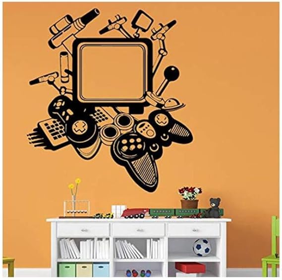 Etiqueta De La Pared Del Arte De La Sala De Estar Del Dormitorio