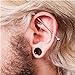 BodyJ4You 18PC Ear Stretching Kit Tunnels - 14G-00G Beginner Gauges - Single Flare Flesh Saddle Expanders - Hypoallergenic Rose Goldtone Steel - Women Men Unisex