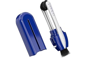 Peeps CarbonKlean Peeps Glasses Cleaner - for Eyeglasses, Reading Glasses, and More - Lens Cleaner with Carbon Microfiber Tech - Injected Blue - 1 Count (Pack of 1)