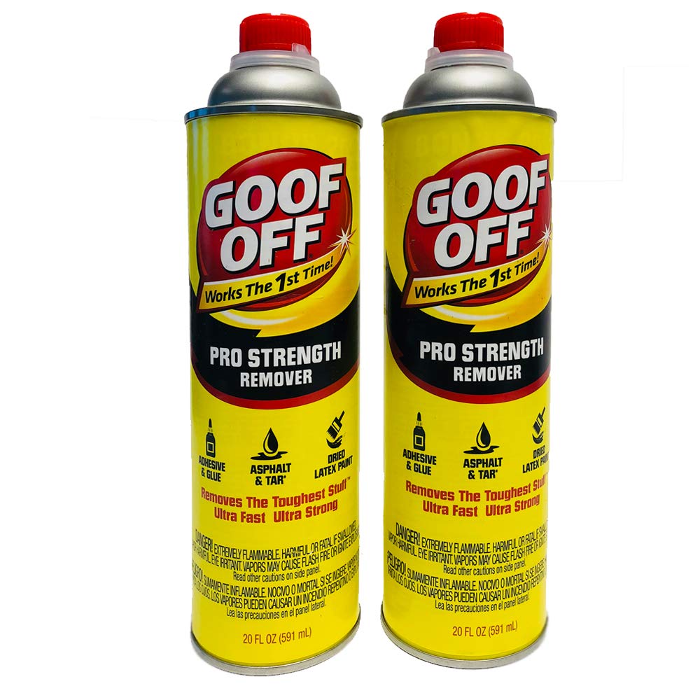 Goof Off Professional Strength Remover 20 fl. oz., 2 Pack Latex