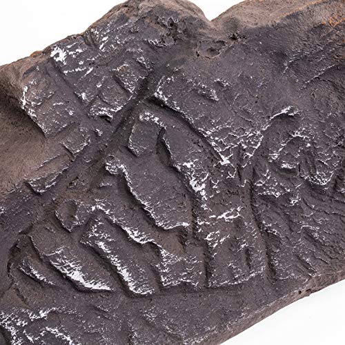 Barton 9Pc Ceramic Log Set Pine Wood Style w/Stackable Gas Heat