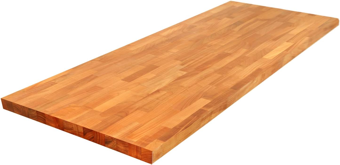 WORKTOP EXPRESS Solid Cherry Timber Block Worktops 3000mm x 620mm x 40mm