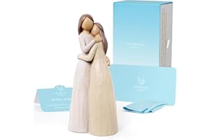 UNO MAS UNO Gift for Mom from Daughter - Personalized Sculpted Hand-Painted Ready to be Given as a Gift Figure - Mother's Day, Mother of The Bride Gifts, Birthday Gift for Daughters, Valentine's Day