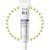 Anua Retinol 0.1 Caffeine Revitalizing Eye Cream, Lightweight Formula for Dark Circles & Puffiness, Hydrating for Sensitive Skin, Korean Skincare,1.05 fl oz