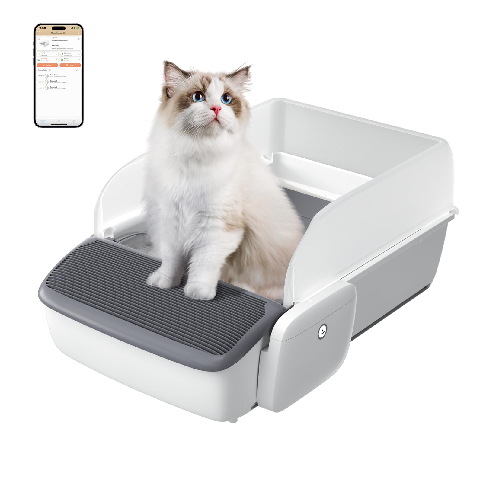 Mua Self Cleaning Litter Box, Open Automatic Cat Litter Box with Smart