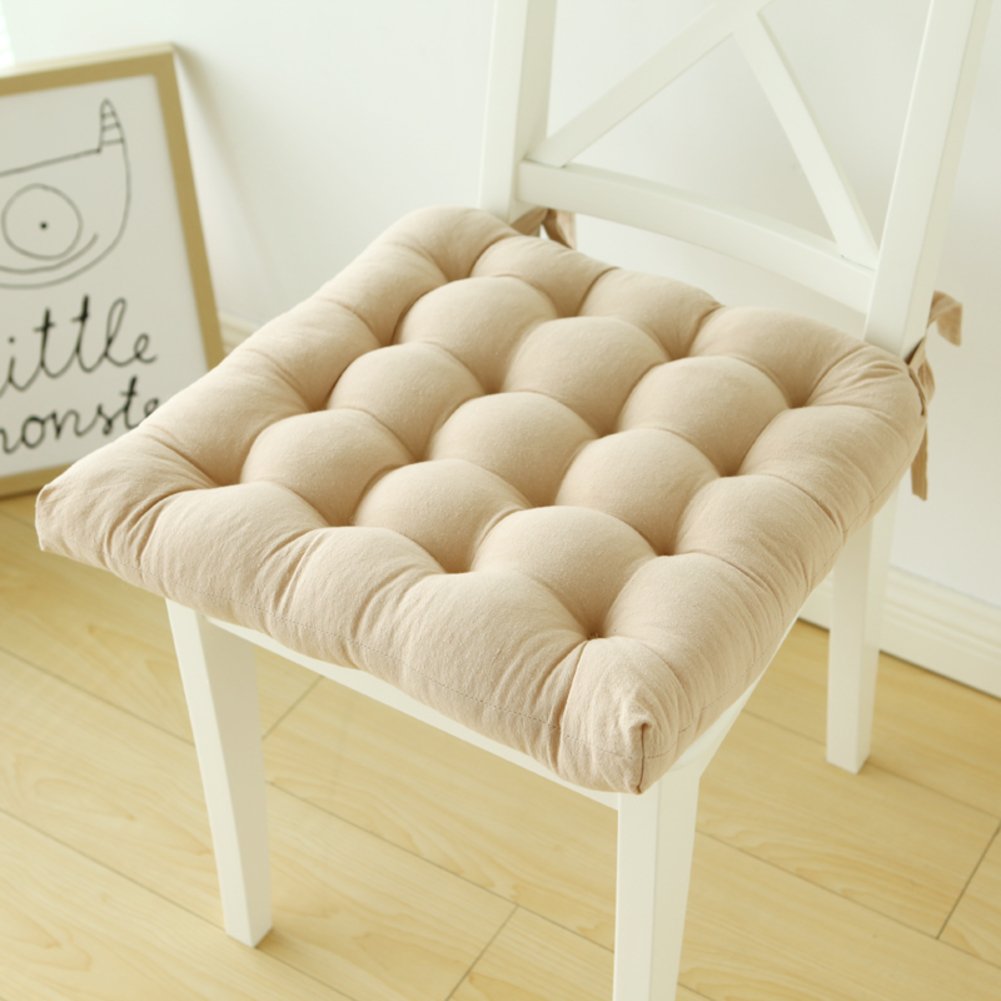 Amazoncom Xianw 100 Cotton Chair Pads W Ties Extra Comfortable Amazoncom Xianw 100 Cotton Chair Pads W Ties Extra Comfortable