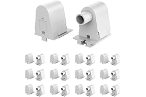 (12-Pairs) JESLED Single Pin FA8 Tombstone - Non-Shunted T8/T10/T12 LED Socket Lampholder Base Holder for 8FT Fluorescent Tube Light, Retrofiting Bulbs Fixtures, Flameresistant Plunger, UL Listed