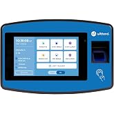 uAttend JR2500 Biometric Fingerprint, RFID, PIN Time Clock for Small Business &ndash; Cloud-Based Attendance System with Optional Payroll Integration &ndash; All-in-One System