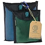 YuccaTowl Microfiber Towel, Premium Towels set of 2 (XL, M) for Travel, Gym, Camping, Beach or Bath. Best gift for travelers, women or men.
