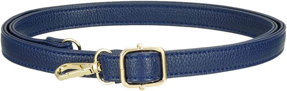 Wide Adjustable Grain Leather Shoulder Strap Replacement for CrossBody Bag Purse Women