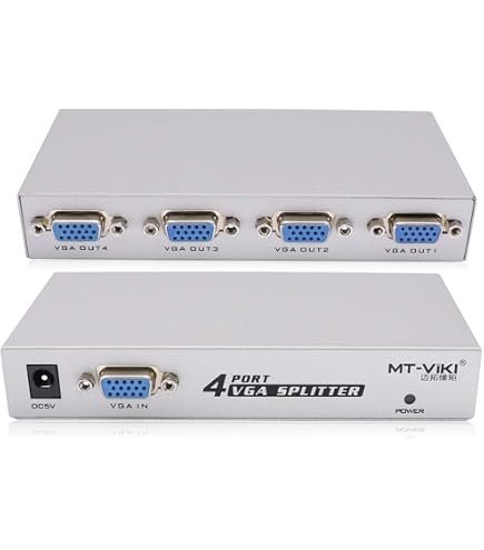 Amazon.com: ATEN 8-Port 350 MHz VGA Video Splitter VS98A (Silver