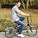 ANCHEER Folding Electric Bike with 36V 8Ah Removable Lithium-Ion Battery, 20 inch Ebike with 250W Motor and 7 Speed Gears Shifterthumb 2